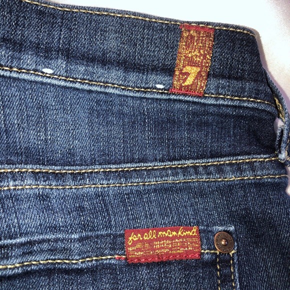 7 For All Mankind The Skinny Denim Jeans Size 26 Pants - Picture 9 of 10